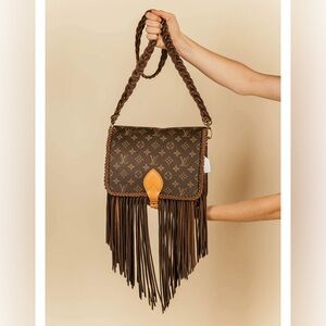 Authentic reworked vintage LV